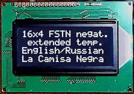 LCD AC 1604A DIW W/KK E6; alfanumeryczny lcd