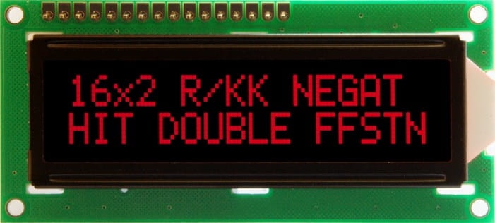 AC1602DLR R/KK-E12-C wyświetlacz LCD