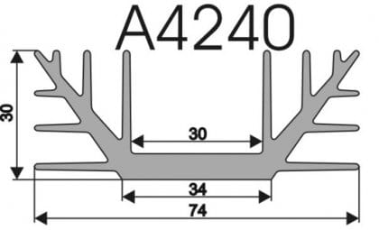Radiator aluminiowy A4240/3,5