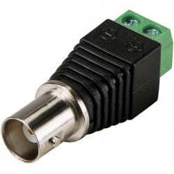 BNC szybkozłącze gniazdo - terminal blok 2pin