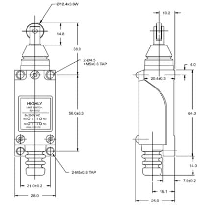AH8112 przełącznik krańcowy