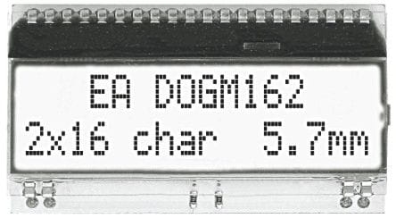 EA DOGM162W-A wyświetlacz LCD