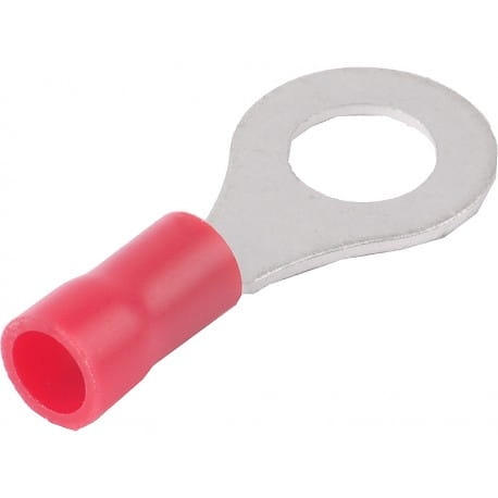 Konektor izolowany oczkowy zaciskany na przewód 1,5-2,5mm; M8,4mm