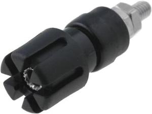 Gniazdo bananowe 4mm; na panel