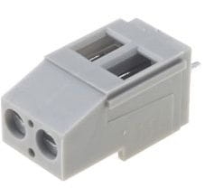 DG 129-2 listwa zaciskowa 2 pin; raster 5mm