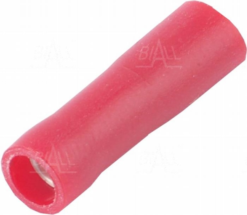 Konektor izolowany żeński łącznik - czerwony 2,8x0,8
