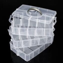 Organizer plastikowy 30 przegródek 250x165x185mm