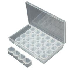 Organizer plastikowy 28 przegródek 175x110x27mm