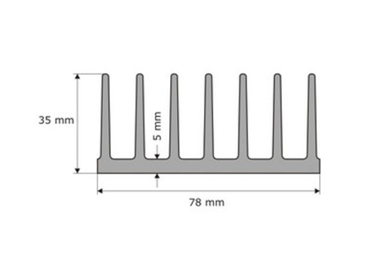 Radiator aluminiowy A5723/8