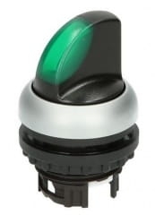 M22-WRLK-G przełącznik obrotowy podświetlany zielony