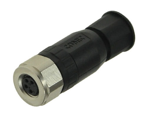 42-00012 gniazdo proste na przewód M8