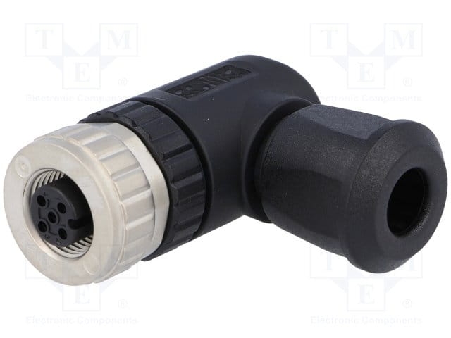 43-00098 gniazdo kątowe na przewód M12