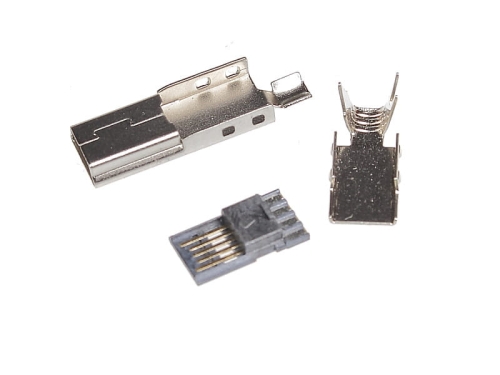 Wtyk mini USB typu B 5 pin na przewód