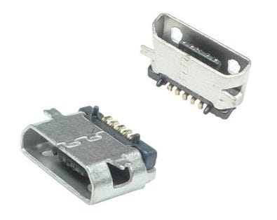 Gniazdo USB mikro montażowe kątowe SMD