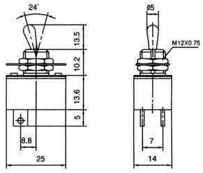 KN3-1przełącznik dźwigniowy