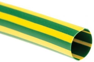 Rurka termokurczliwa 9,5mm - ŻÓŁTO-ZIELONA