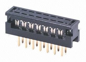 FD 20 wtyk zaciskany na taśme i lutowany do druku