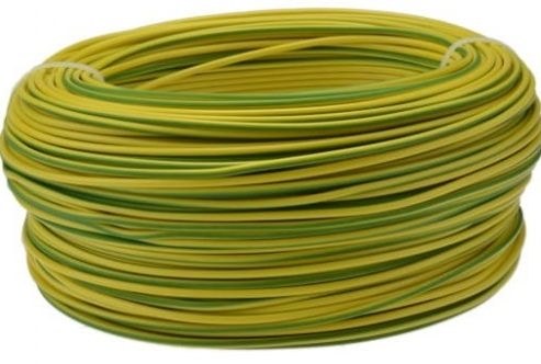 LIYV 1x1,0mm2 przewód jednożyłowy żółto-zielony