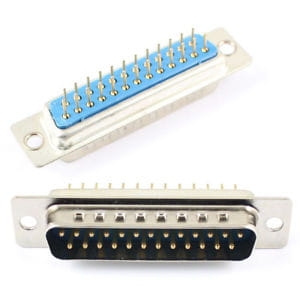 DB25 wtyk 25-pin prosty lutowany do druku D-sub