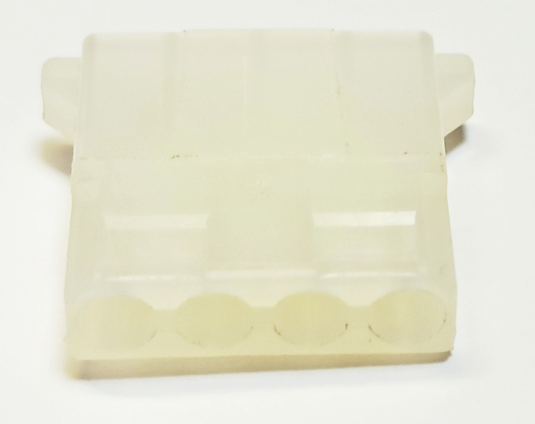 ZH 04 F obudowa żeńska złącza zasilającego HDD; 4-pin;; raster 5,08