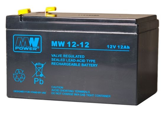 MWP 12-12V akumulator żelowy 12V / 12Ah