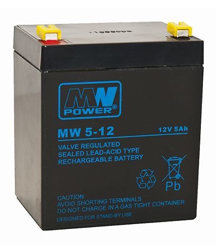 MW 5-12 akumulator żelowy 12V / 5Ah