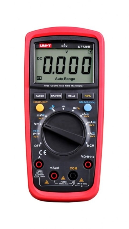 UT139B miernik cyfrowy uniwersalny;