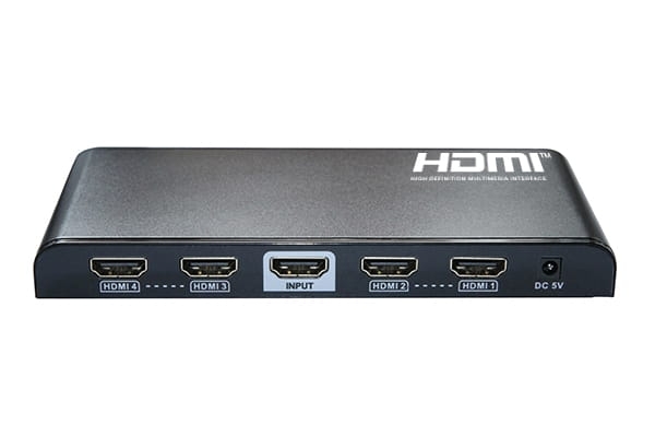 Spliter (rozgałęziacz) HDMI 1x4, sygnał video 2K, 4K,  LKV-314pro
