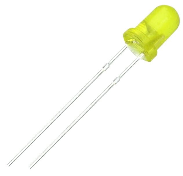 Dioda LED żółta - migająca