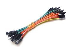 Zestaw kabli połączeniowych żeńskich 20cm