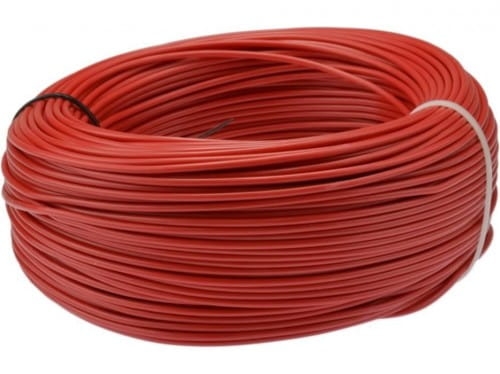 Lgy 0,50mm 500V przewód instalacyjny linka czerwony rolka