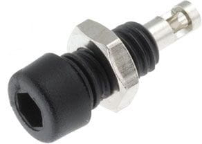 Gniazdo bananowe 2mm; na panel