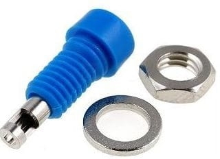 Gniazdo bananowe 2mm; na panel