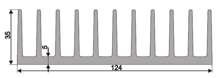 Radiator aluminiowy A5724/10
