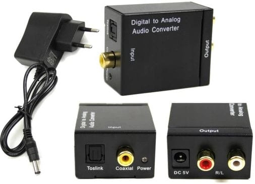 Konwerter sygnału audio toslink / coaxial