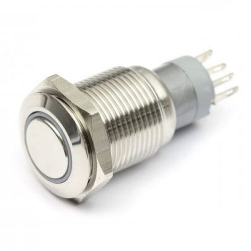 PBW-16BR przełącznik wandaloodporny podświetlany