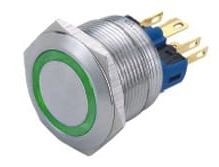 W22F11EG24 przełącznik wandaloodporny podświetlany