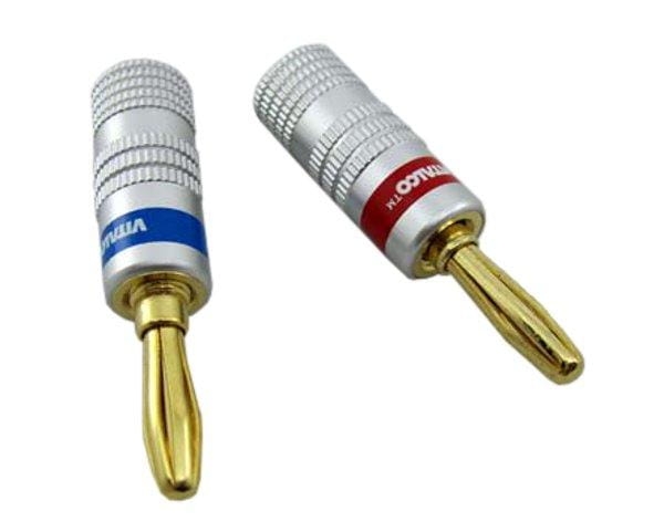 Wtyk bananowy metalowy