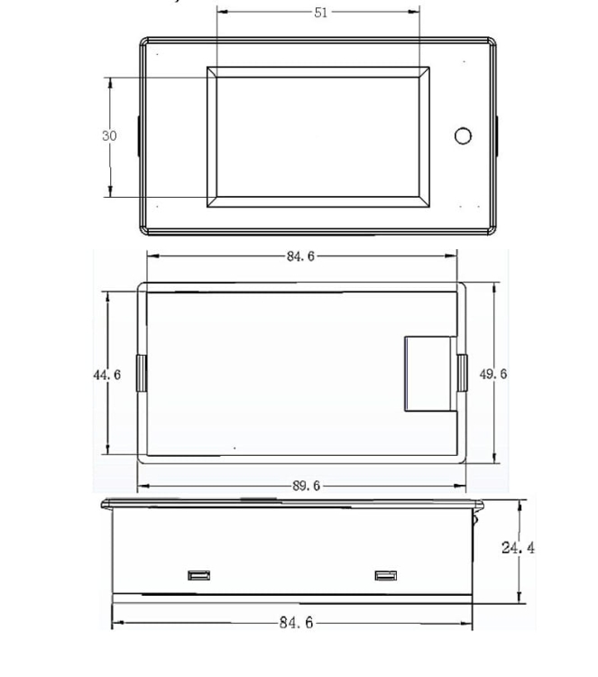 Miernik panelowy LCD