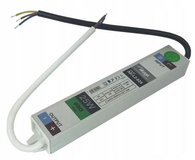 AK-L2-025 wodoszczelny zasilacz impulsowy do LED  12V