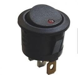 SMRS101-6LDR przełącznik kołyskowy okrągły podświetlany