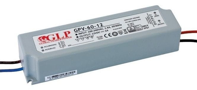 GPV-60-12 wodoszczelny zasilacz impulsowy 12V