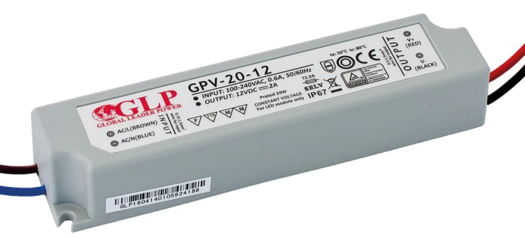 GPV-20-12 wodoszczelny zasilacz impulsowy 12V