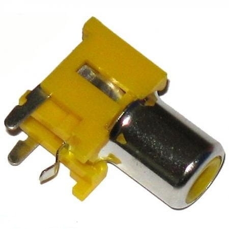 Gniazdo RCA kątowe monowane do druku