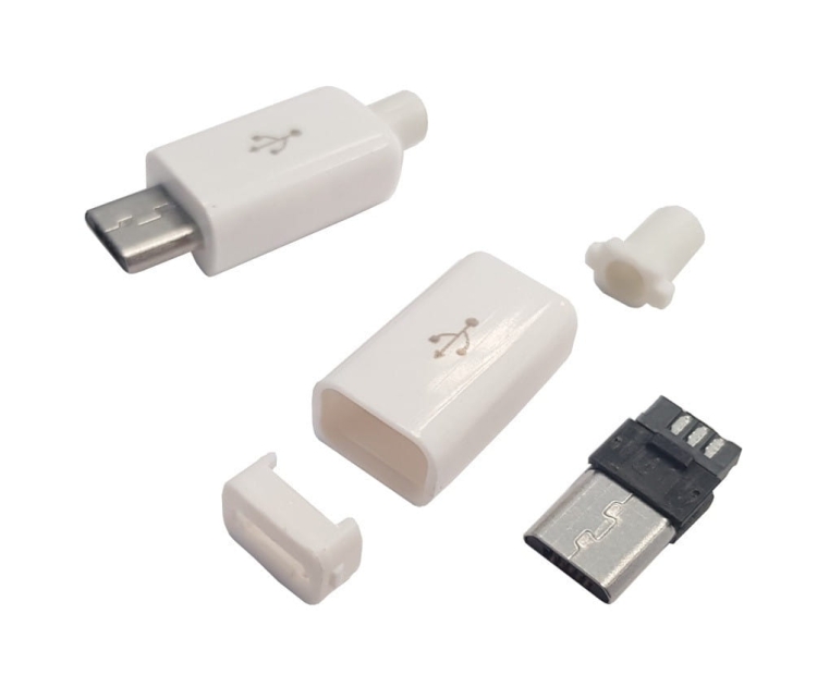 Wtyk micro USB typ B na przewód