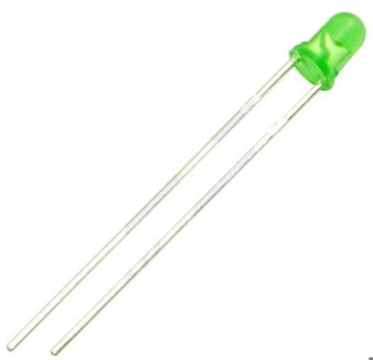 Dioda LED zielona - migająca