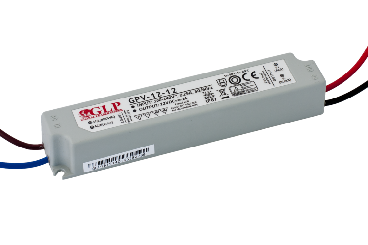 GPV -12-12 wodoszczelny zasilacz impulsowy 12V
