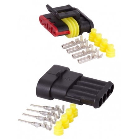 Złącze hermetyczne Superseal komplet 4 pin