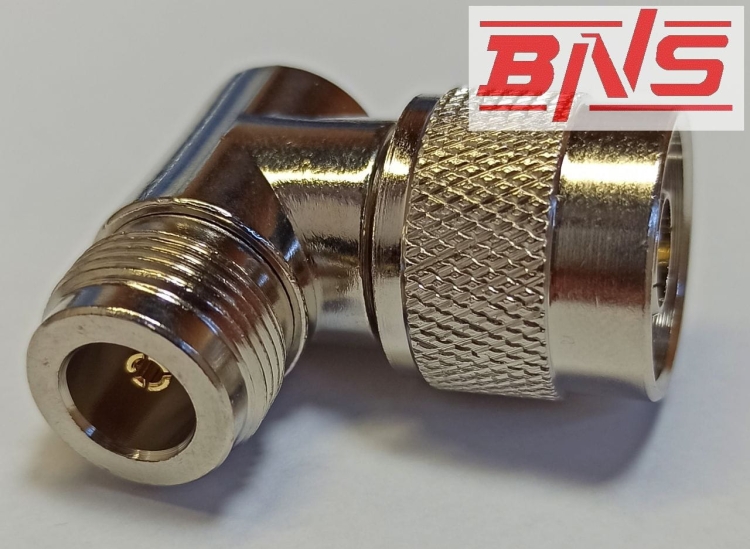 Adapter - przejściówka N wtyk / N gniazdo kątowe