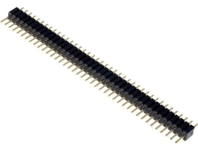 ZL-311-40P listwa kołkowa jednorzędowa do druku 40 pin; raster 1,27mm